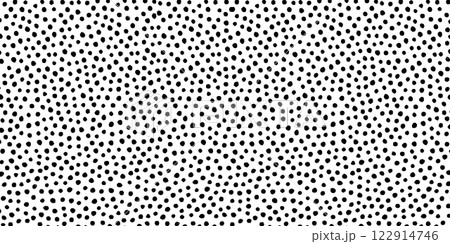 Black and white polka dot pattern 122914746