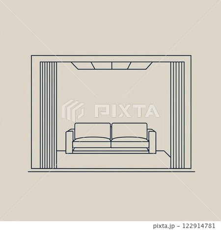 全館空調の快適さをイメージしたイラスト 全館空調の快適さをイメージしたイラスト 122914781