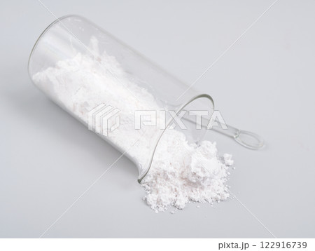Magnesium oxide, or magnesia. It has an empirical formula of MgO. Magnesium oxide, or magnesia. It has an empirical formula of MgO. 122916739