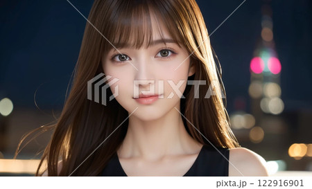 夜の街でキメ顔する港区女子 夜の街でキメ顔する港区女子 122916901