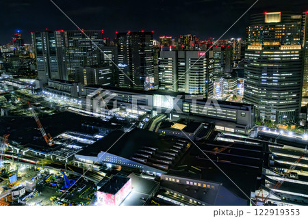 品川駅付近の夜景 品川駅付近の夜景 122919353