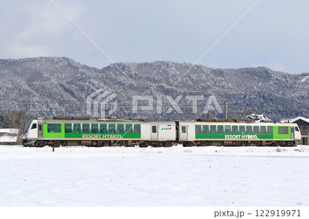 大糸線　冬のリゾートビューふるさと 122919971