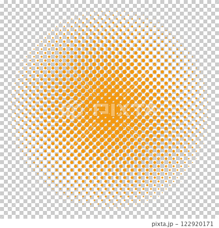 半色調橙色圓圈矢量簡單 122920171