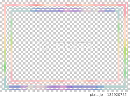 水彩畫方形框架 水彩畫方形框架 122920785