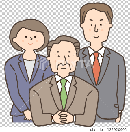 三個穿西裝的商人 122920903