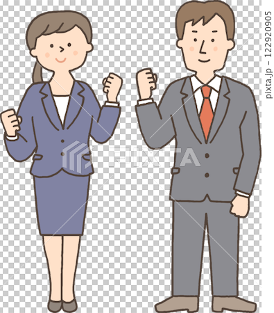 穿著膽量的衣服的男人和婦女擺在 122920905