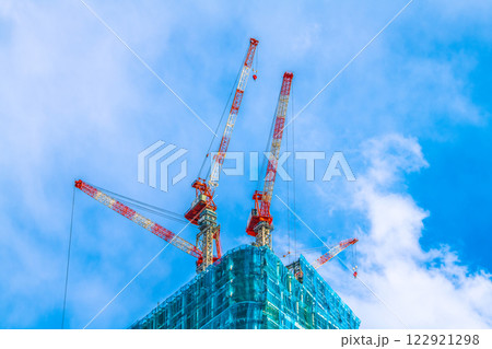 日本の東京都市景観2月5日。日本橋一丁目の再開発事業などを望む。新時代に…＝令和7年 122921298