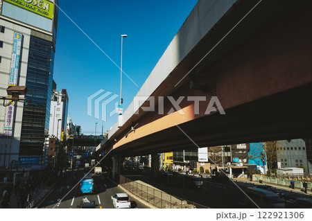 秋葉原駅周辺の首都高速と国道 2025.01 フィルム調 秋葉原駅周辺の首都高速と国道 2025.01 フィルム調 122921306