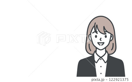女性・女の子のイラスト素材 122921375