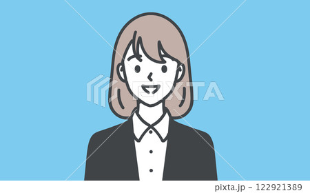 女性・女の子のイラスト素材 122921389