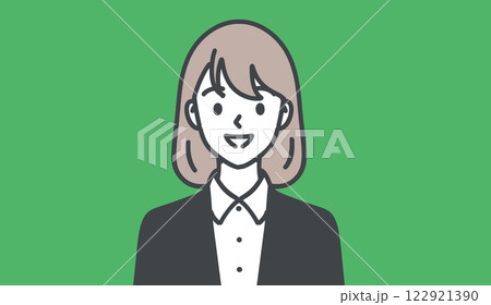 女性・女の子のイラスト素材 122921390