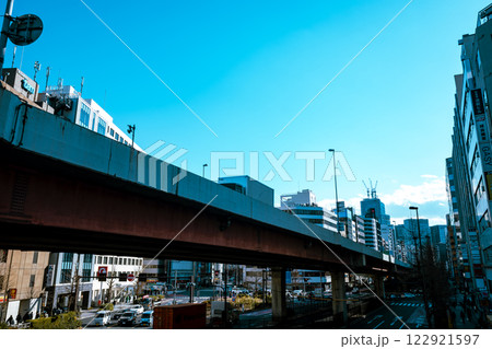 東京の都市風景 岩本町交差点周辺の首都高速 2025.01 b-4 ライトカラー 東京の都市風景 岩本町交差点周辺の首都高速 2025.01 b-4 ライトカラー 122921597