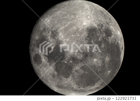 お月様 月面 月 122921731