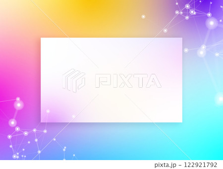 鮮やかなグラデーションの背景素材 122921792