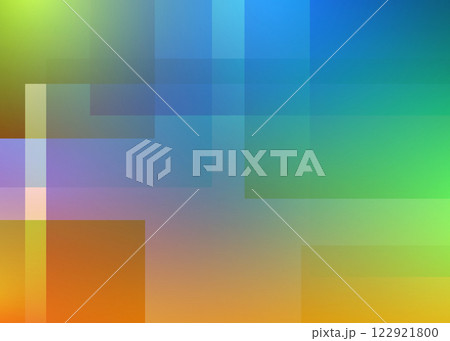 鮮やかなグラデーションの背景素材 122921800