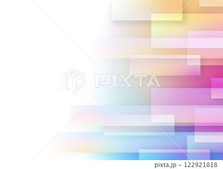 鮮やかなグラデーションの背景素材 122921818