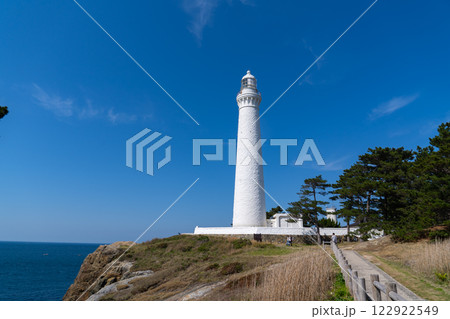 島根県の出雲市にある出雲日御碕灯台の風景 122922549