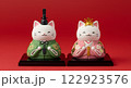 猫の雛人形で華やかひな祭り 122923576