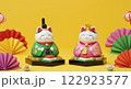 猫の雛人形で華やかひな祭り 122923577