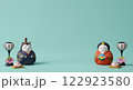猫の雛人形で華やかひな祭り 122923580