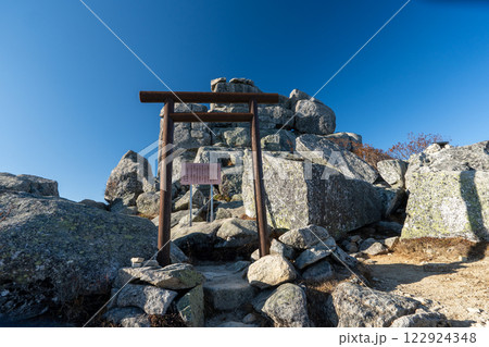金峰山、朝日岳と周辺の景色 122924348