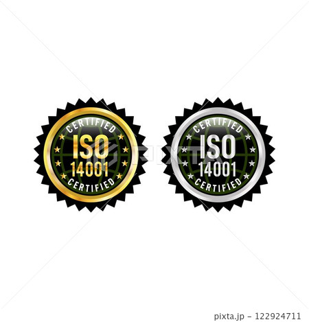 Certified Company Certificate ISO 9001:2015 Blue vector, Quality Certificate, iso mark certification 122924711