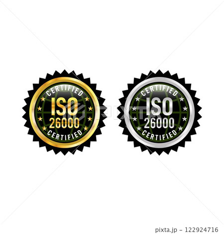 Certified Company Certificate ISO 9001:2015 Blue vector, Quality Certificate, iso mark certification Certified Company Certificate ISO 9001:2015 Blue vector, Quality Certificate, iso mark certification 122924716