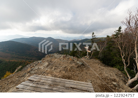 国師ヶ岳、甲武信ヶ岳と周辺の景色 国師ヶ岳、甲武信ヶ岳と周辺の景色 122924757
