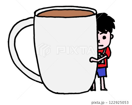 カップからチラリ（カメラ小僧） 122925053