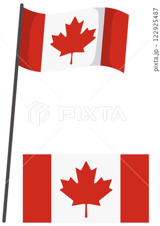 Canadian Flag Vector Illustration Canadian Flag Vector Illustration 122925487