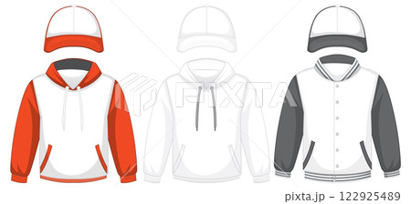 Stylish Casual Wear Collection Illustration 122925489