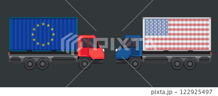 Trade Tensions Between EU and USA Trade Tensions Between EU and USA 122925497