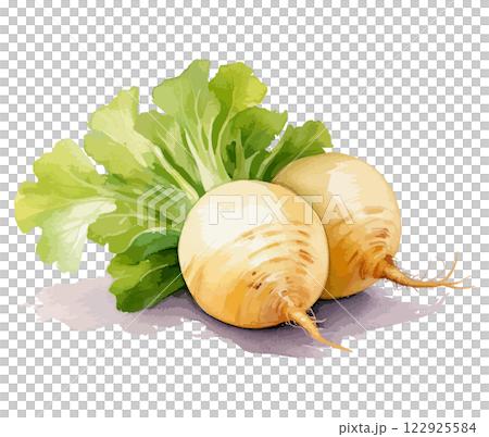 蘿蔔水彩插畫AI生成 122925584