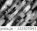 モノクロの模様の入った背景素材 122925941