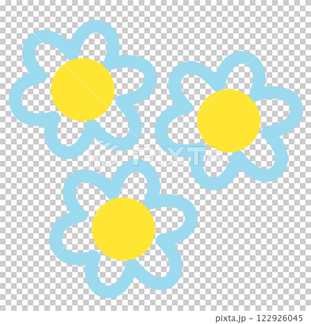 Blue flower outline illustrations for floral print, spring, summer, nature, garden, plants, tree, blossom, blooming, fabric print, sticker, picnic, park, house yard, environment, cute elements, patch Blue flower outline illustrations for floral print, spring, summer, nature, garden, plants, tree, blossom, blooming, fabric print, sticker, picnic, park, house yard, environment, cute elements, patch 122926045