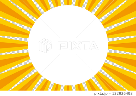 橙色集中線條及複製空間背景材料 122926498