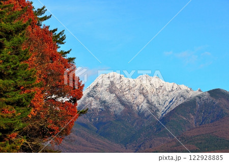 冠雪の八ヶ岳 122928885