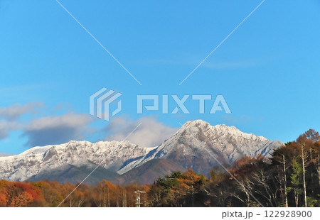 冠雪の八ヶ岳 122928900