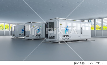 Amount of energy storage systems or battery container units in factory 122929469
