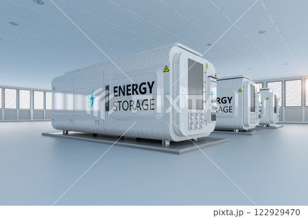 Amount of energy storage systems or battery container units in factory 122929470