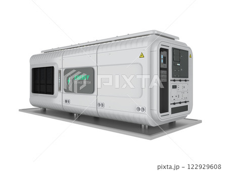 Energy storage system or battery container unit isolated 122929608
