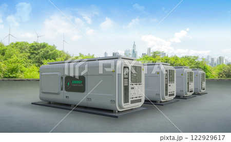 Energy storage system or battery container unit for smart city 122929617