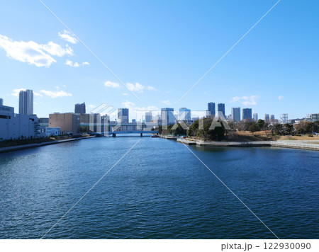 漣橋から見る東京景観｜豊洲・辰巳 122930090