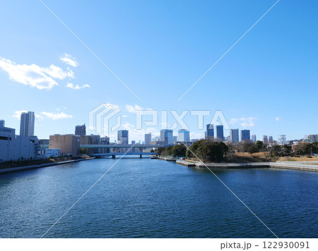 漣橋から見る東京景観｜豊洲・辰巳 122930091