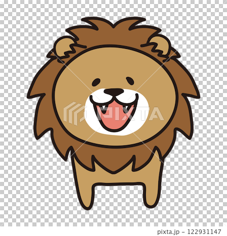 笑顔のライオン 122931147