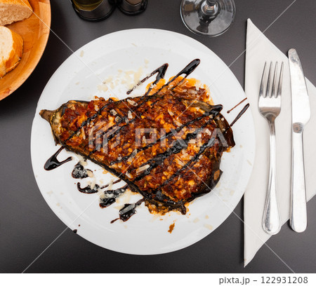 Image of Stuffed Eggplant 122931208