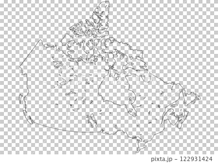 Blank map of Canada Blank map of Canada 122931424