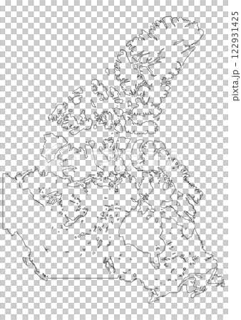 Blank map of Canada (Mercator projection) Blank map of Canada (Mercator projection) 122931425
