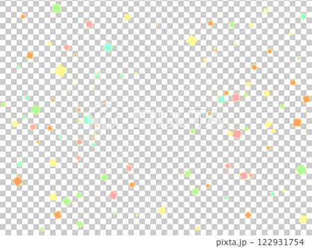 カラフルな紙吹雪の背景素材 パステルカラー PNG 透明 透過 カラフルな紙吹雪の背景素材 パステルカラー PNG 透明 透過 122931754