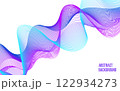Abstract background with color wave design element 122934273
